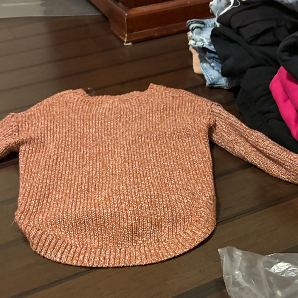 SO Women's Rust Knit Sweater